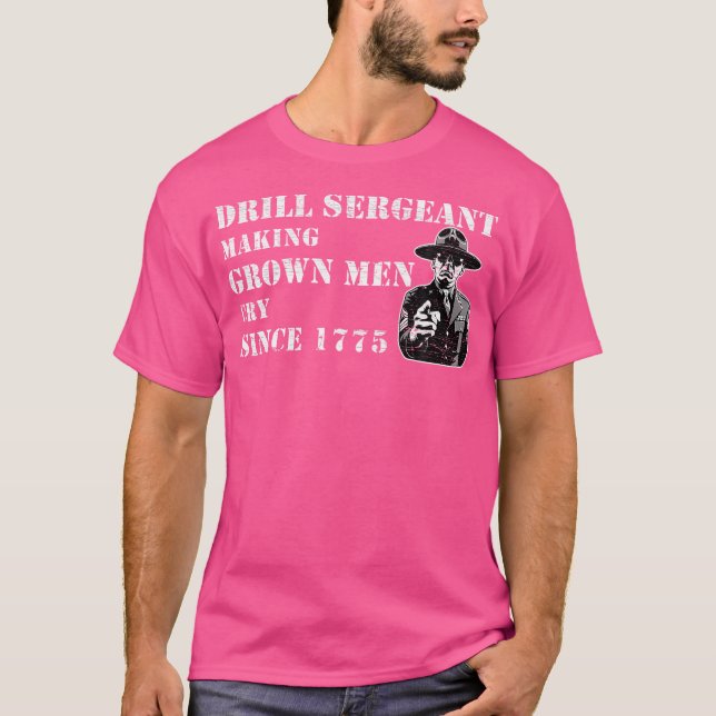Boot-Assistent des militärischen Drillteams des Bo T-Shirt (Vorderseite)