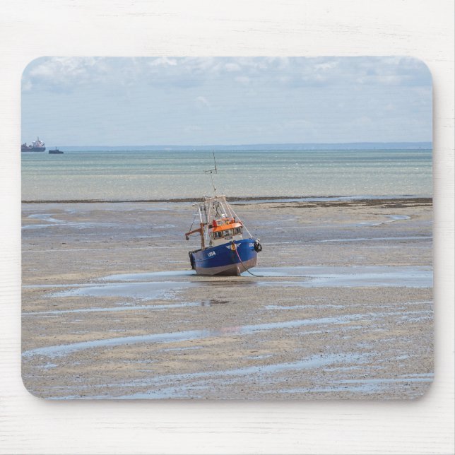 Boot bei Ebbe Mousepad (Vorne)
