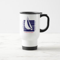 Boot blaue Square_UpDown Auckland Reise-Tasse