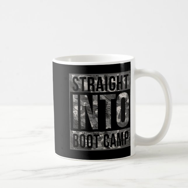 Boot Camp Basic Training Shirt For New Military Re Kaffeetasse (Rechts)