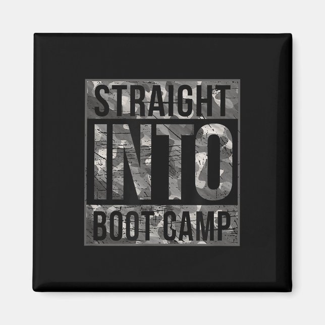 Boot Camp Basic Training Shirt für neue militärisc Magnet (Vorne)