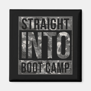Boot Camp Grundausbildung Shirt für neue Militärre Magnet