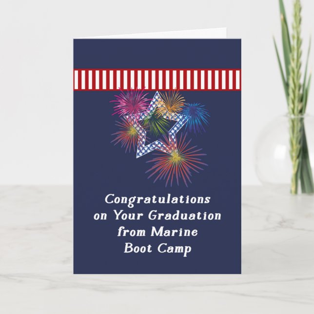 Boot Camp-Karte des Marine Abschlusses Karte (Vorderseite)