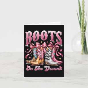 Boot Cowboy Western Cowgirl Pink Leopard Stiefel O Karte