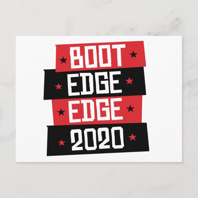 Boot Edge Edge 2020 Postkarte (Vorderseite)