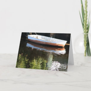 Boot im Wasser Karte