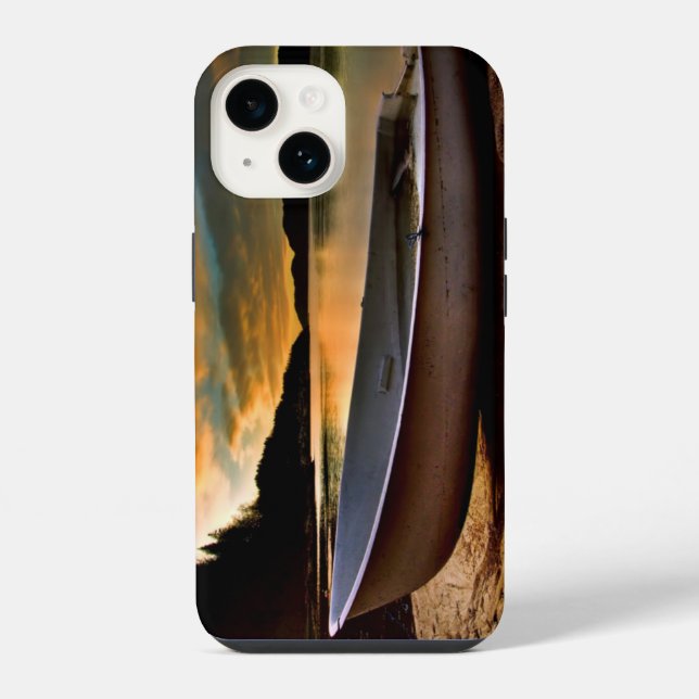 Boot iPhone 14 Hülle (Rückseite)