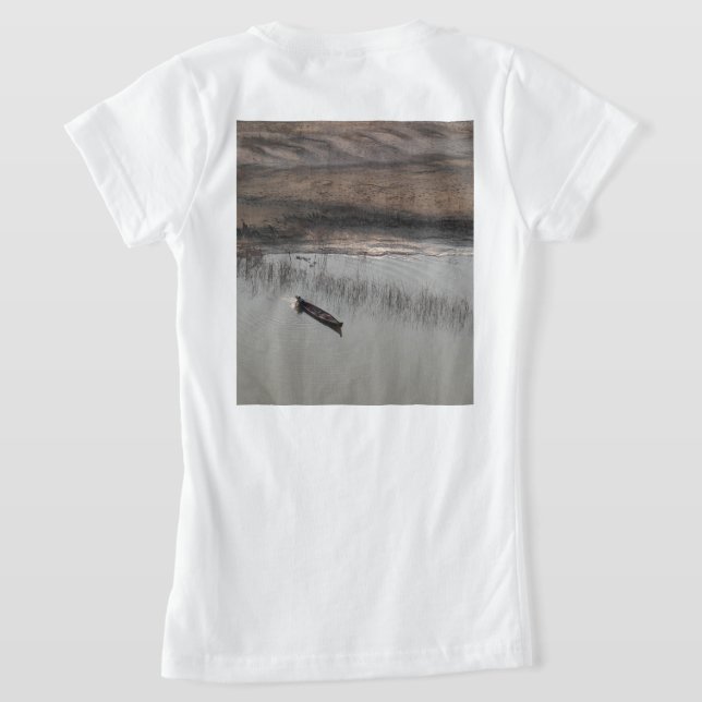 boot_myanmar_beach tshart Design T-Shirt (AblageHinten)