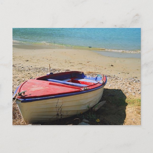 Boot Postkarte (Vorderseite)