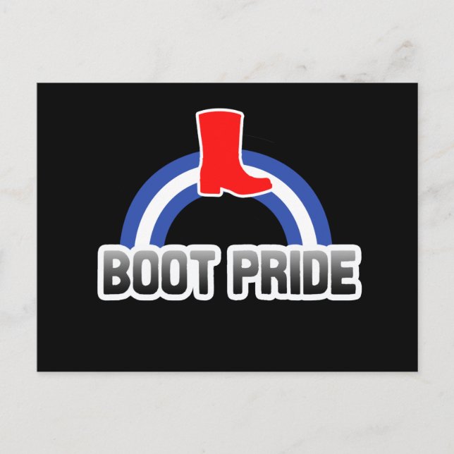 Boot Pride Postkarte (Vorderseite)