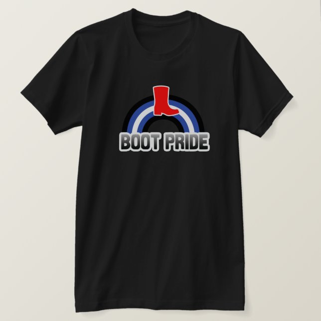 Boot Pride T-Shirt (Design vorne)