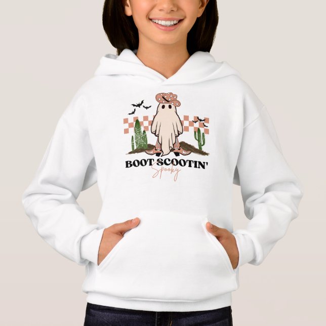 Boot Scootin Spooky Halloween Hoodie (Vorderseite)