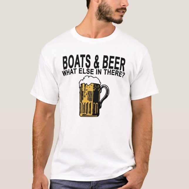 Boot und Bier lustiges T-Shirt.png T-Shirt (Vorderseite)