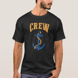 Bootanchor Sailboat Segelboot Sailor Crew T-Shirt