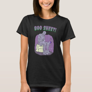 Bootblatt Halloween Mummy Toilettenpapier Männer F T-Shirt