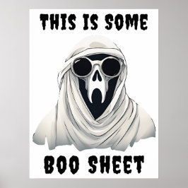 Bootblatt - Halloween Print Poster