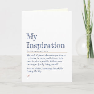 Bootcamp-Brief aus der Heimat, meine Inspiration Karte