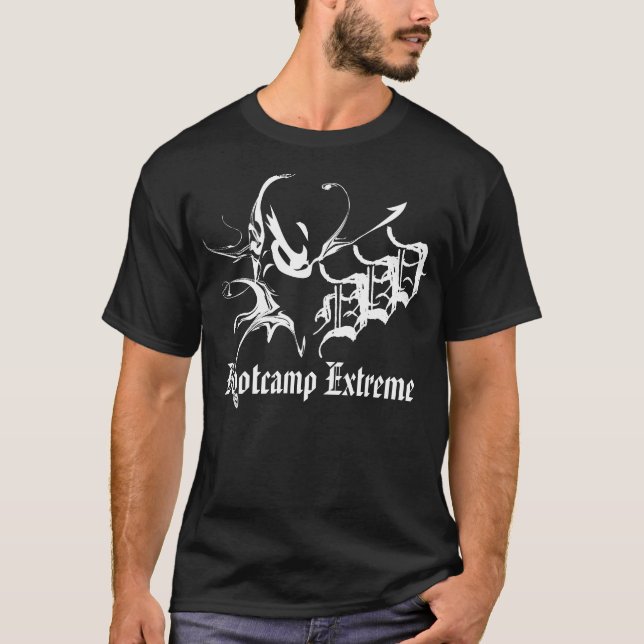 Bootcamp extremes Schwarzes T T-Shirt (Vorderseite)