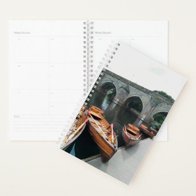 Boote am Fluss Durham Planer (Anzeige)