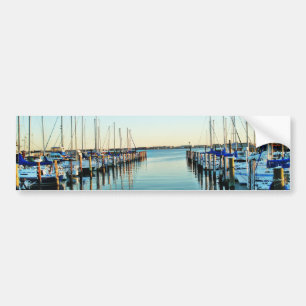 Boote am Yachthafen von Shirley Taylor Autoaufkleber