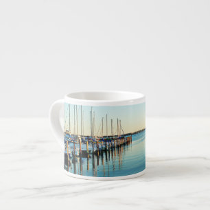 Boote am Yachthafen von Shirley Taylor Espressotasse