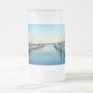 Boote am Yachthafen von Shirley Taylor Mattglas Bierglas
