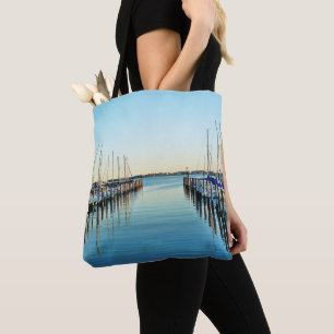 Boote am Yachthafen von Shirley Taylor Tasche