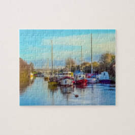 Boote an Lydney Hafen