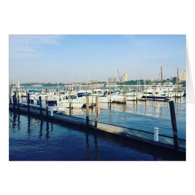 Boote auf dem Hudson River Riverside Park NYC Foto (Vorderseite (Horizontal))