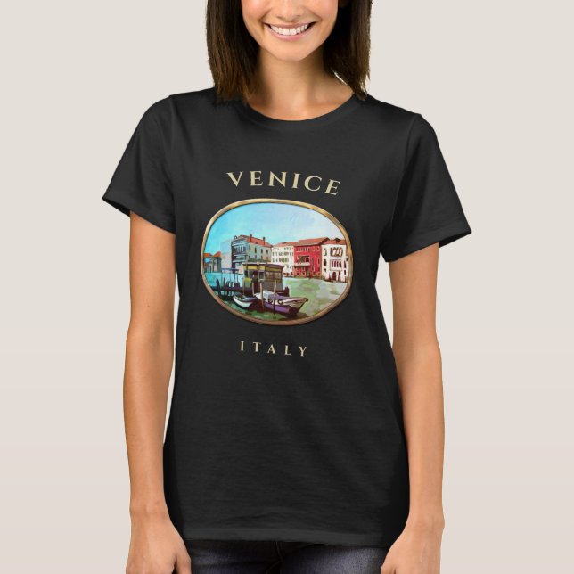 Boote aus Venedig, Italien T - Shirt (Vorderseite)