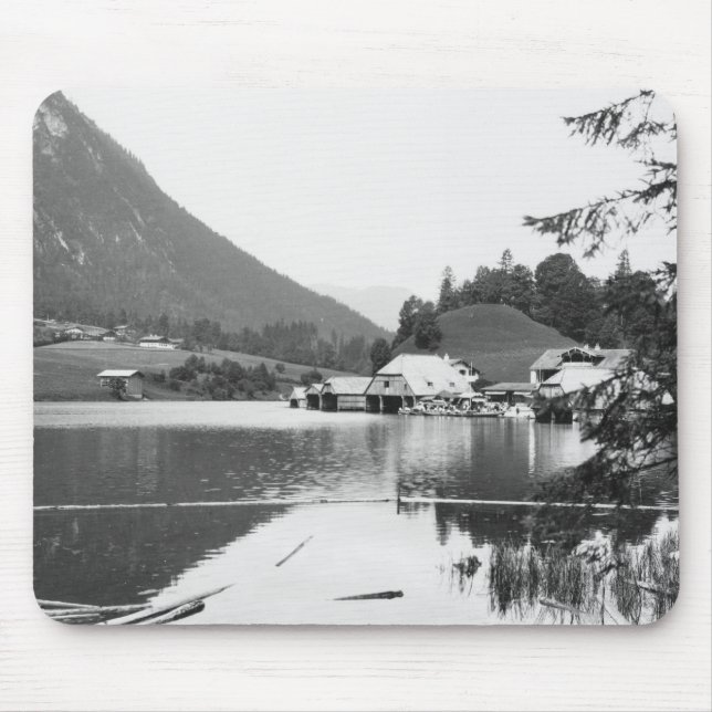 Boote bei Konigssee, c.1910 Mousepad (Vorne)