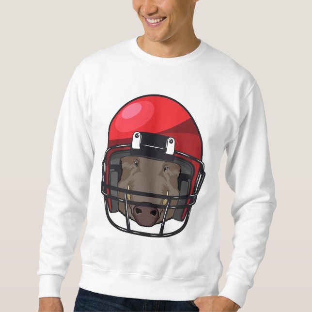 Boote beim Fußball-Sport Sweatshirt (Vorderseite)