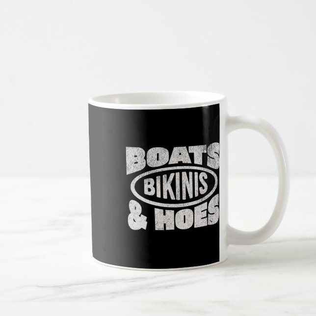 Boote Bikinis Und Häschen Bootsliebe Bootfahren Cr Kaffeetasse (Rechts)