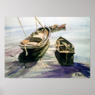 Boote des Fischfangs/Fishing boats Poster