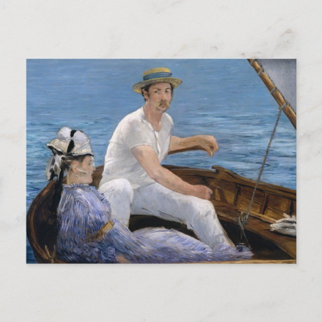 Boote | Édouard Manet Postkarte (Vorderseite)
