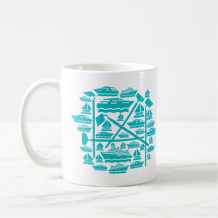 Boote & Hoes Zwei-Tone-Tasse Kaffeetasse
