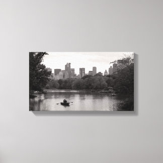 Boote im Central Park NYC (Leinwand) Leinwanddruck