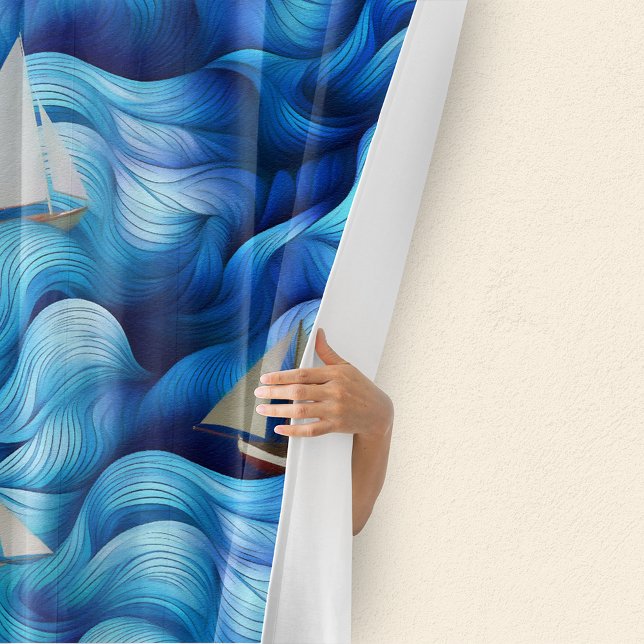 Boote im freien Meer Duschvorhang (Von Creator hochgeladen)