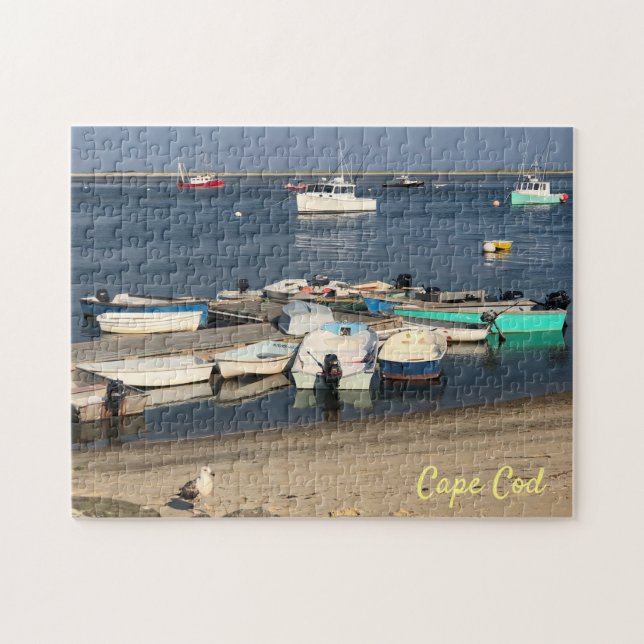 Boote im Wasser, Chatham, Cape Cod, Massachusetts (Horizontal)