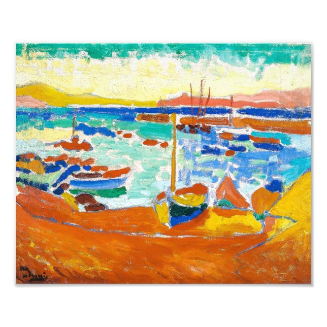 Boote in Collioure | Andre Derain | Fotodruck (Vorne)