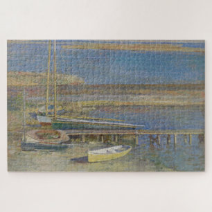 Boote in einer Landschaft (New England Landschaft)