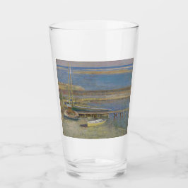 Boote in einer Landschaft (New England Landschaft) Glas