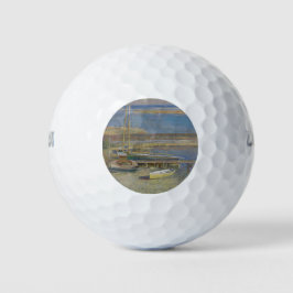 Boote in einer Landschaft (New England Landschaft) Golfball