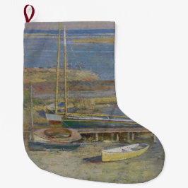 Boote in einer Landschaft (New England Landschaft) Großer Weihnachtsstrumpf