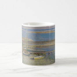Boote in einer Landschaft (New England Landschaft) Kaffeetasse