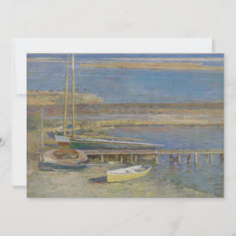 Boote in einer Landschaft (New England Landschaft) Karte