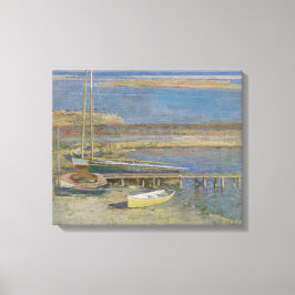 Boote in einer Landschaft (New England Landschaft) Leinwanddruck