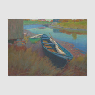 Boote in Erholung von Wesley Dow 1895 Seidenpapier