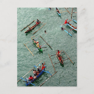 Boote in Indonesien Postkarte