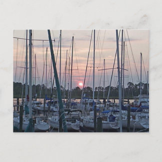Boote in New Bern Postcard Postkarte